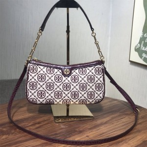 tory burch/托里伯奇TB官网包包T MONOGRAM STUDIO 雪尼尔腋下包86553